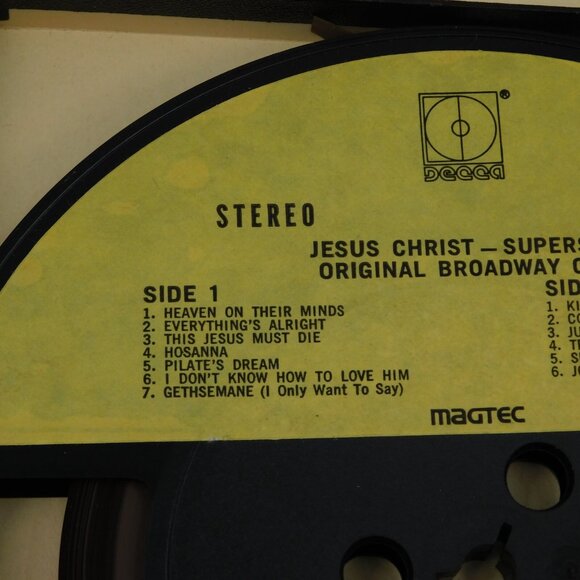 Jesus Christ Superstar Original Broadway Cast UNTESTED Reel To Reel 3 3/4 IPS - Picture 4 of 5